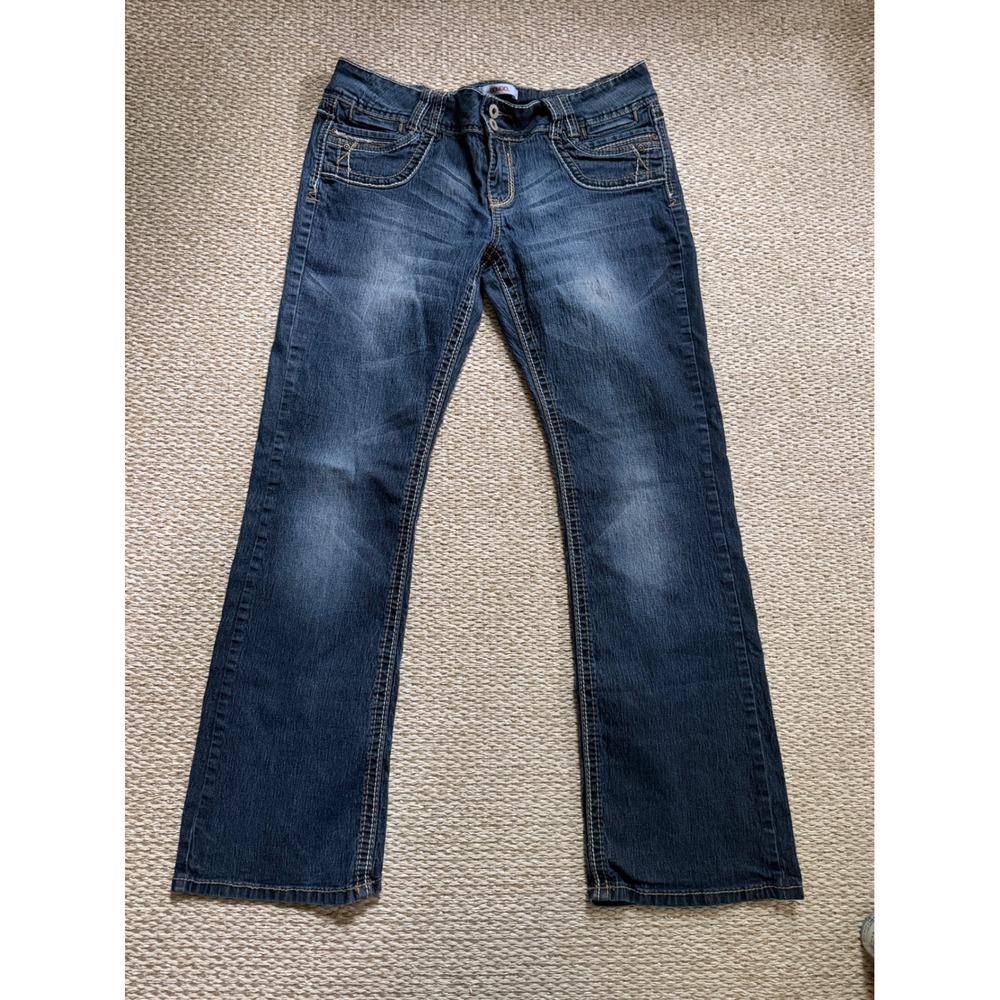 Bongo Y2K Thick Stitch Bootcut Jeans Low Rise Size 11/12 vintage western